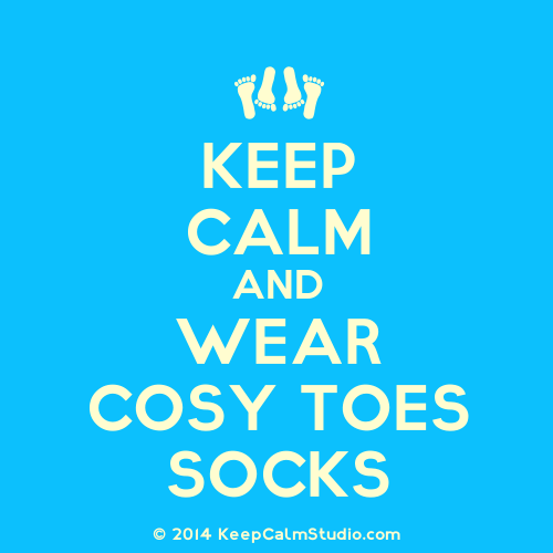 Keep calm and wear Cosy Toes socks
